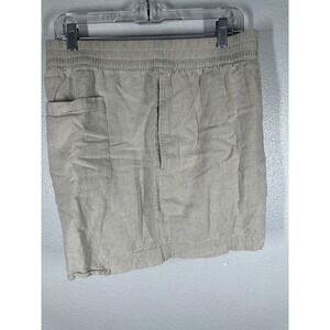 Old Navy Shorts Womens 3X Comfort Waistband Linen Blend Beige